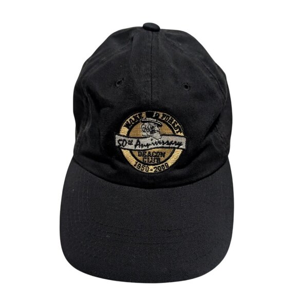 Wake Forest University Black Cap Deacon Club 50th Anniversary Hat Embroidered - Picture 1 of 4